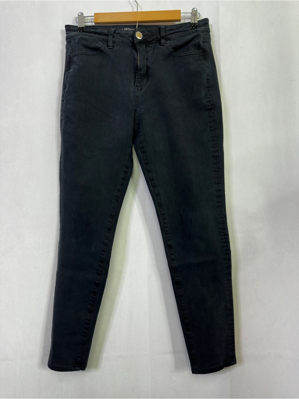 American Eagle Hi-Rise Jegging Jeans Black Skinny 10 High Rise Womens Denim